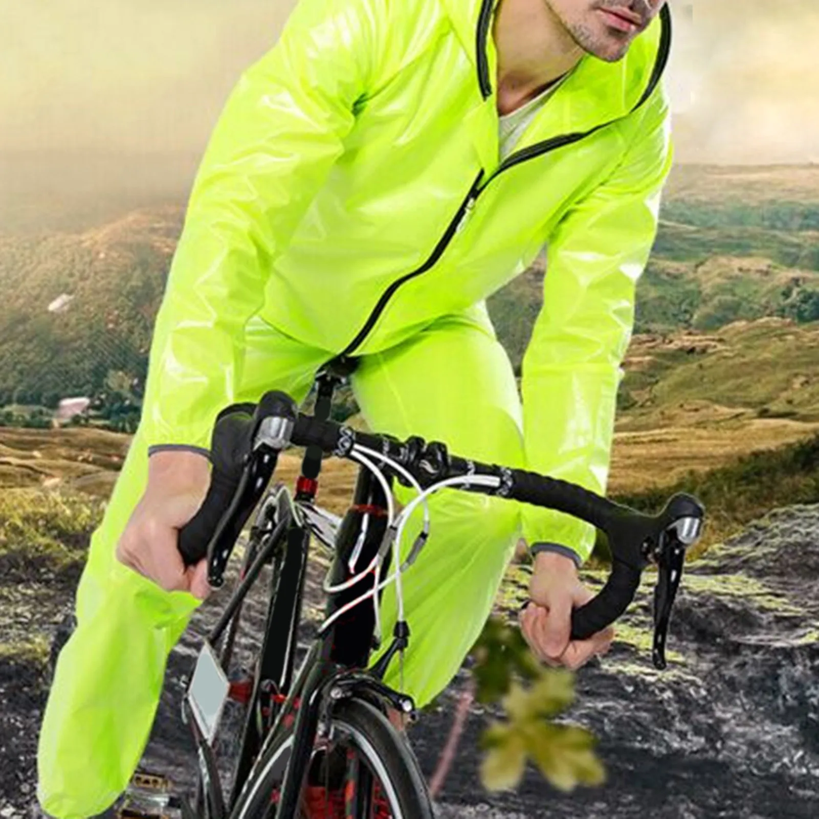 Unisex Cyklistický Pršiplášť TPU Oblečenie MTB Cyklistické Bunda Bicykli Dážď Bundy Požičovňa Vetru Windcoat na Koni Oblečenie