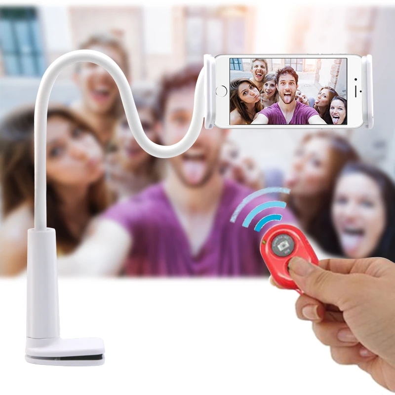 Univerial Telefón, Tablet, Stojan, Držiak Pre IPad Mini Vzduchu Samsung Pre Iphone 3.5-10.5 Palcový S Selfie Bluetooth Diaľkové Ovládanie