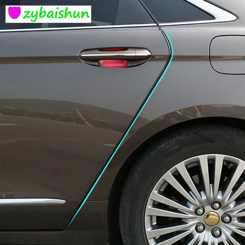 Univerzálne 5-meter dvere auta okraj ochrana gumové tesnenie pre Nissan Teana X-Trail Qashqai Livina Sylphy Tiida Slnečný Marca Murano