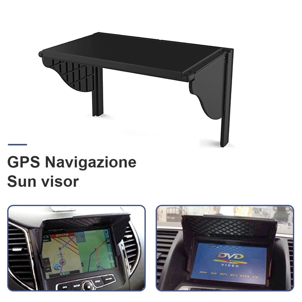 Univerzálny Navigáciu Kapotu Auta GPS Slnečník Kryt Pre 145-245Mm Auta GPS Navigácie Protislnečnú Clonu Automobilu Monitor Slnečná Clona
