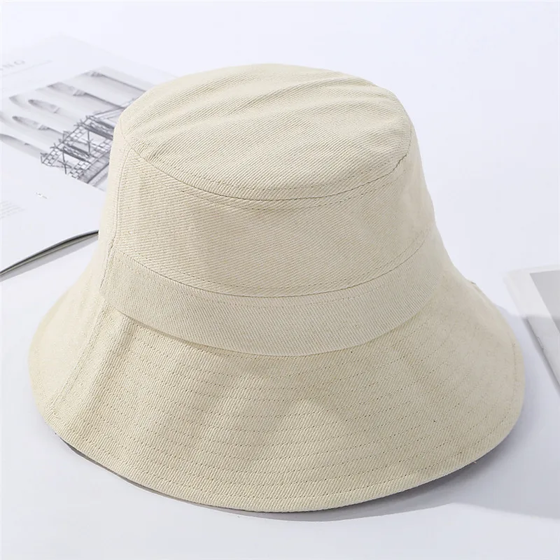 USPOP 2020 jednoduchý módny segment klobúky farbou panamský klobúk bavlna vedierko hat Nové letné klobúky priedušná slnko klobúk