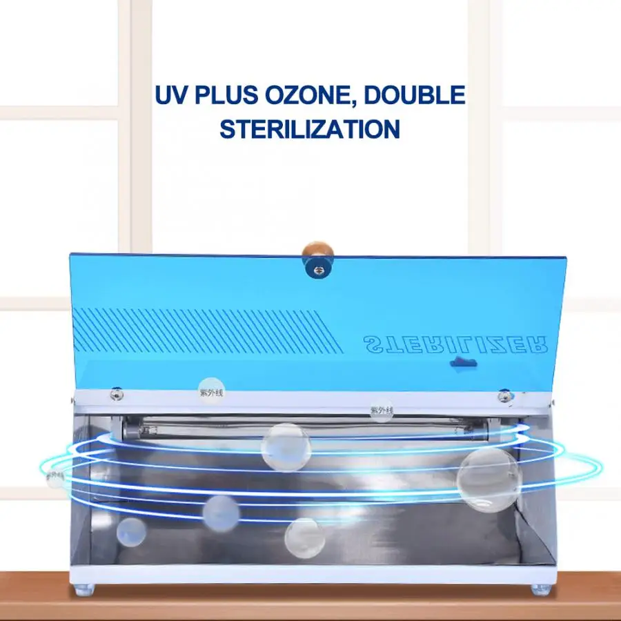 UV Ozone Sterilizátor Dezinfekcia Teplej Kúrenie Skriňa na Manikúru Kaderníctvo Kozmetické Nástroje 8W EÚ Plug 220V/US Plug 110