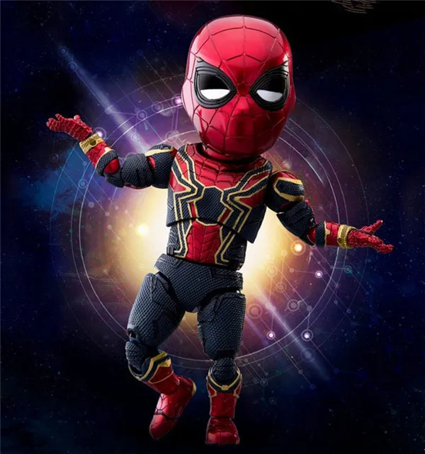 VAJCIA Marvel Spiderman Avengers Infinity War Železa Spider 16 cm BJD Super Hrdina Roztomilý Obrázok Model Hračky pre Deti,