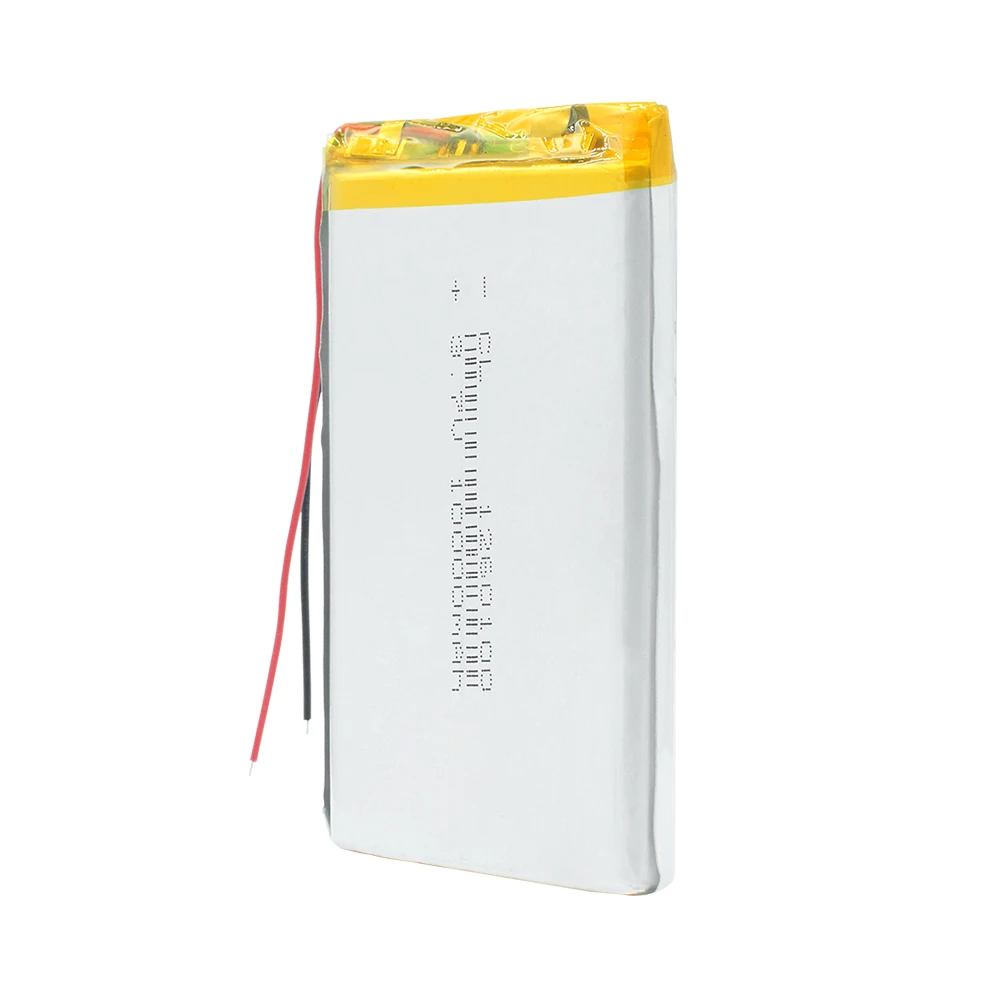 Veľkosť 1260100 3,7 v 10000mAh li-ion Lipo článkov Lítium Li-Po Polymérová Nabíjateľná Batéria Pre Tachografu Auto Bluetooth reproduktor