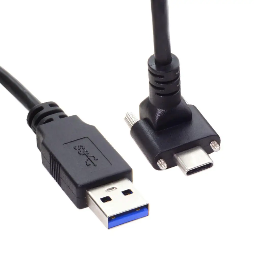 Vhodné pre Oculus Odkaz VR USB 3.1 Typ-C Dual Skrutku Zamykanie na Štandardné USB3.0 Dátový Kábel 1m 3m 5m