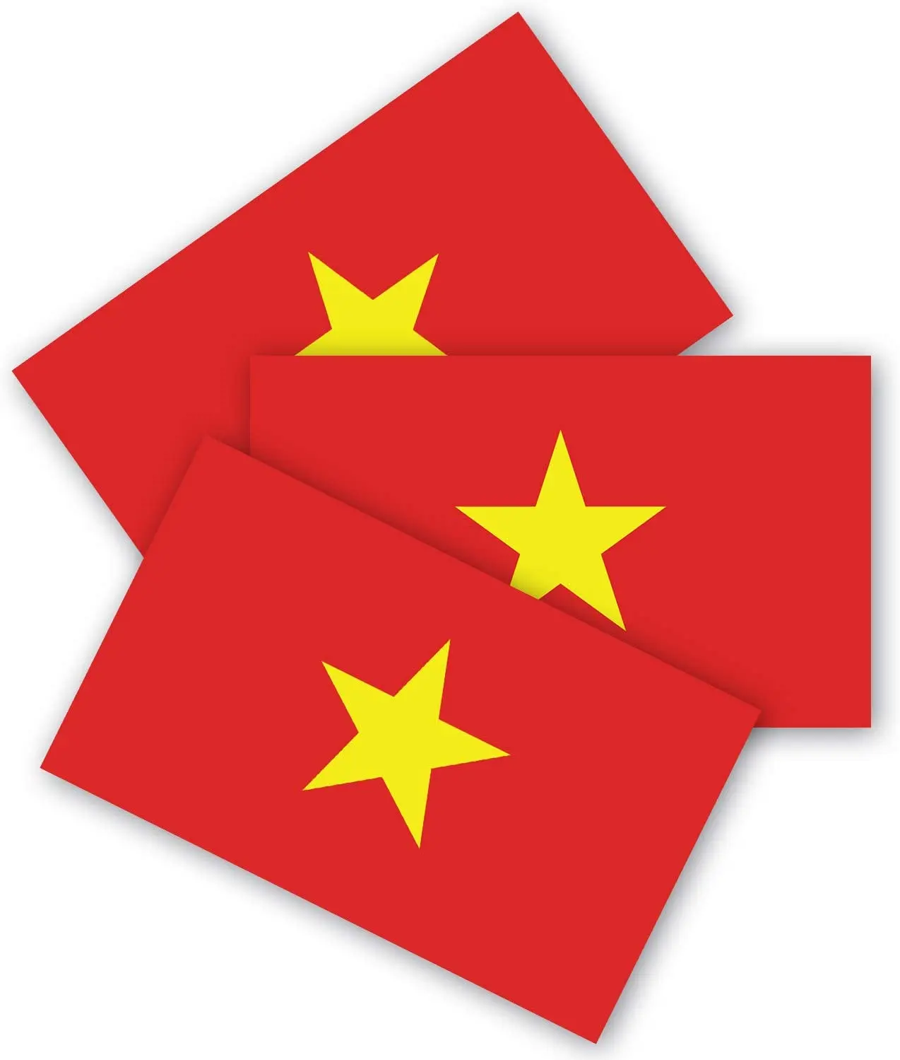 Vietnam Vlajka Auto Nálepky Vhodné na Počítači Nálepku Vozíka Prípade Stenu Samolepku Nepremokavé
