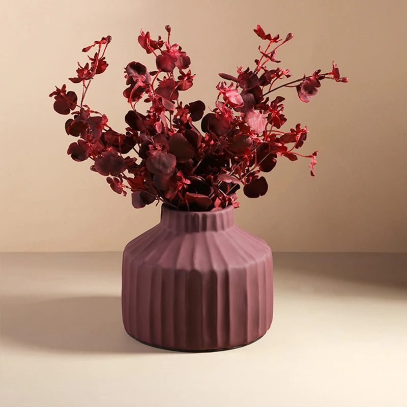 VILEAD Keramické Ročník Origami Vázy Figúrky Nordic kvetináče Moderné Domáce Dekorácie, Vázy pre Výzdoba Interiéru Dary