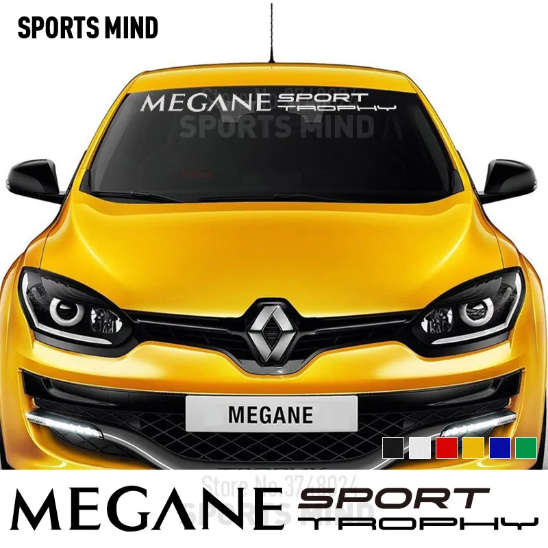 Vinyl Auto Styling Pre Renault Megane R. S. Trofej-R GT Auto Príslušenstvo čelného skla Samolepky Automobily Obtlačky