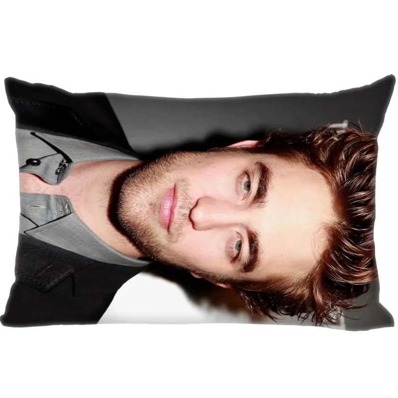 Vlastné Robert Pattinson obliečka na Vankúš Obdĺžnik Zips Polyester Bavlna Vankúš Veľkosť 35X45cm (Jednej Strany)