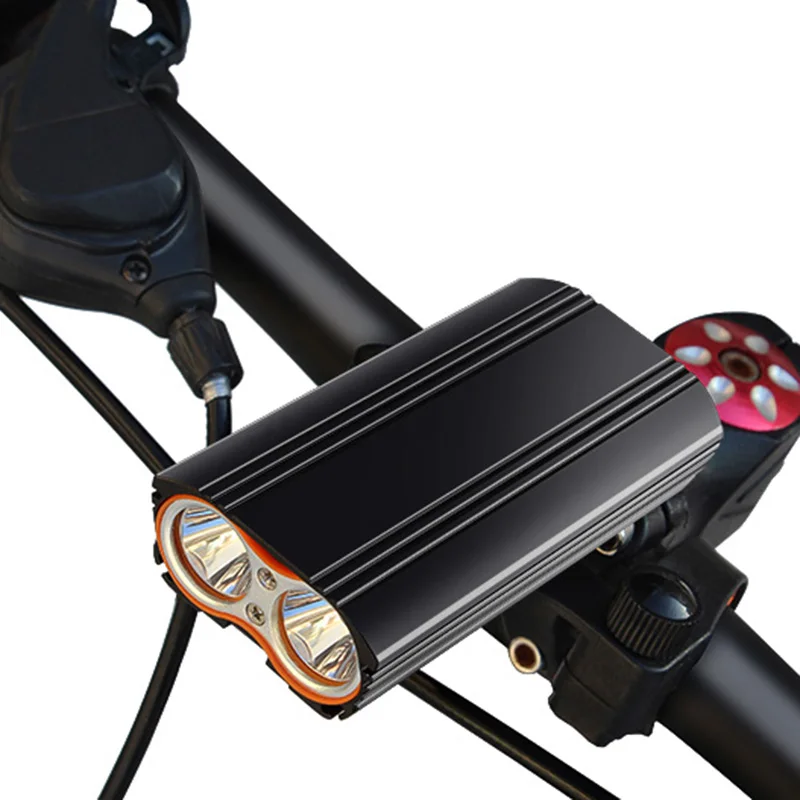Vstavaná Nabíjateľná Batéria Usb Požičovňa Svetlo Predné Svetlo na Bicykel Baterka Dual LED Reflektor Príslušenstvo