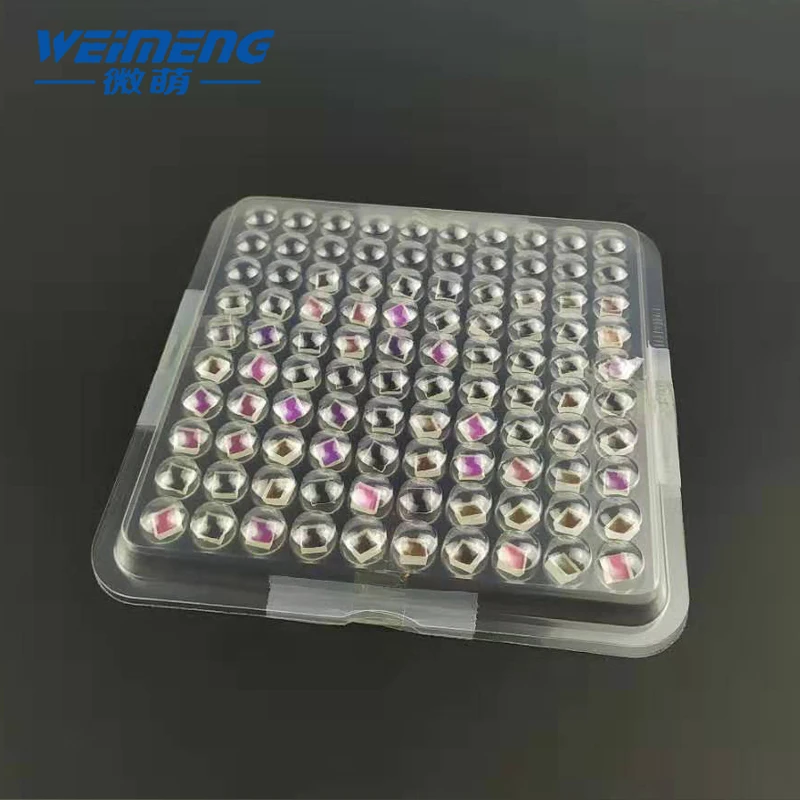 Weimeng KTP kryštály 6*6*3 mm štvorcového tvaru šošovky lasera optické sklo pre odstránenie Tetovania laserom Optoelektronické krásy stroj objektív