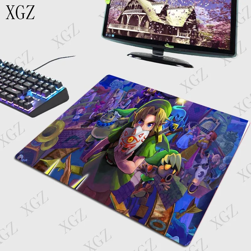 XGZ Legend of Zelda Veľká Herná klávesnica Podložka pod Myš Počítač PC Gamer Mousepad Stôl Mat Zamykanie Okraj pre CS GO LOL Dota