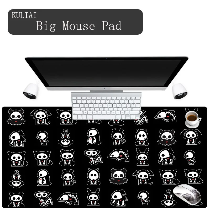 XGZ Zaujímavé Rôzne Zvieratá Kostra Podložka pod Myš s Čiernymi nohavičkami Špinavé Umývateľný Hráč Mat Hre Herný Notebook MousePads Rohože