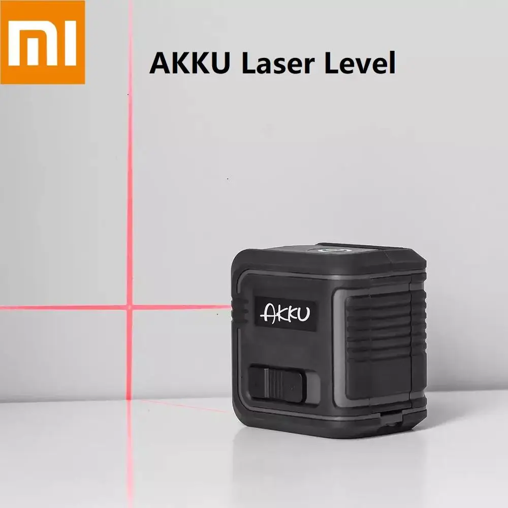 Xiao AKKU Laser Úrovni presné vyrovnanie ± 4 ° automatické vyrovnávanie kríž premietacie jasné svetlo prenosné Infračervené Laserové Úrovni