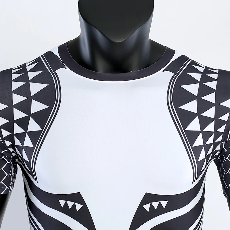 XL-4XL Kompresné Tričko Muž 3D Vytlačené T košele Mužov Punk Vzor Cosplay Kostým Krátky Rukáv Topy Pre Mužské Oblečenie