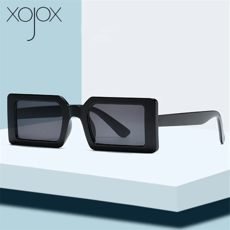 XojoX 2020 Námestie slnečné Okuliare Ženy Značky Vintage Dizajnér Obdĺžnik Slnečné Okuliare Femlae Zelená Čierna Okuliare Odtiene UV400
