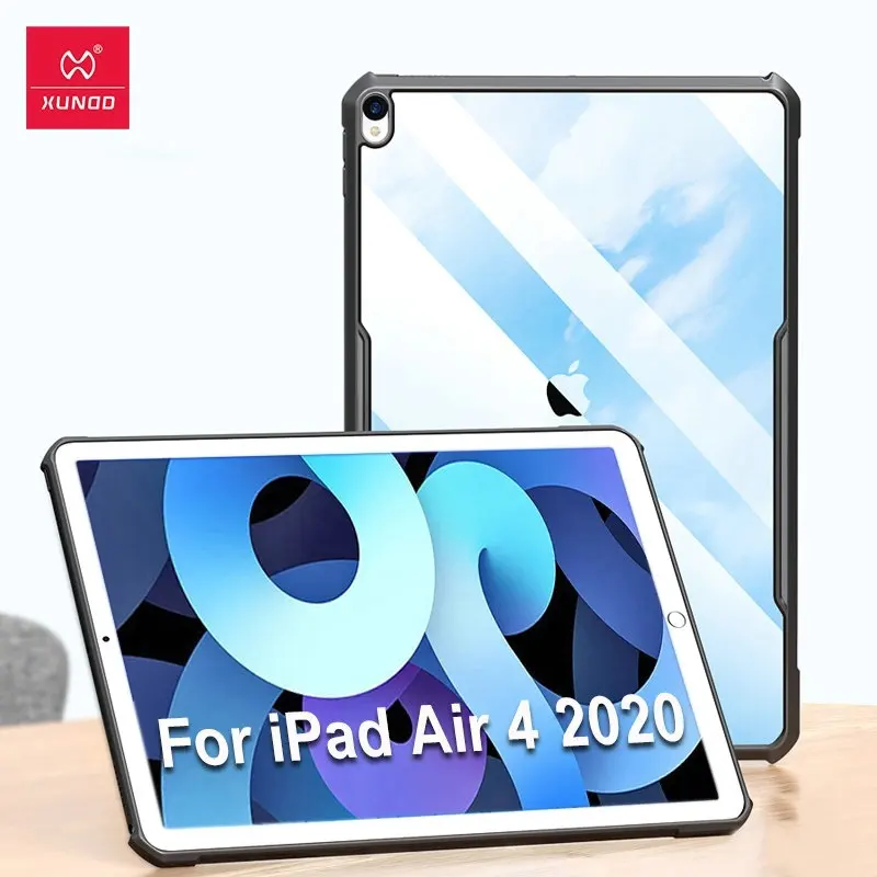 Xundd Pre Ipad Air4 Prípade 2020 Ipad 10.9 Transparentné Ochranné Tablet Kryt S Airbag Nárazníka Bezpečné, Ľahké Nabíjanie Apple Ceruzka