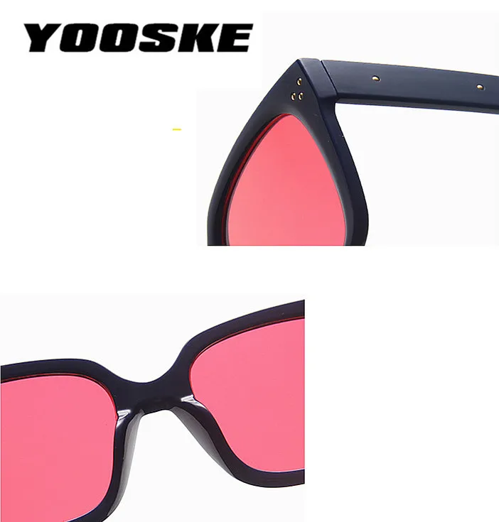 YOOSKE Námestie slnečné Okuliare Ženy Retro Dizajn Značky Retro Slnečné Okuliare Pre Mužov Dámske Okuliare UV400