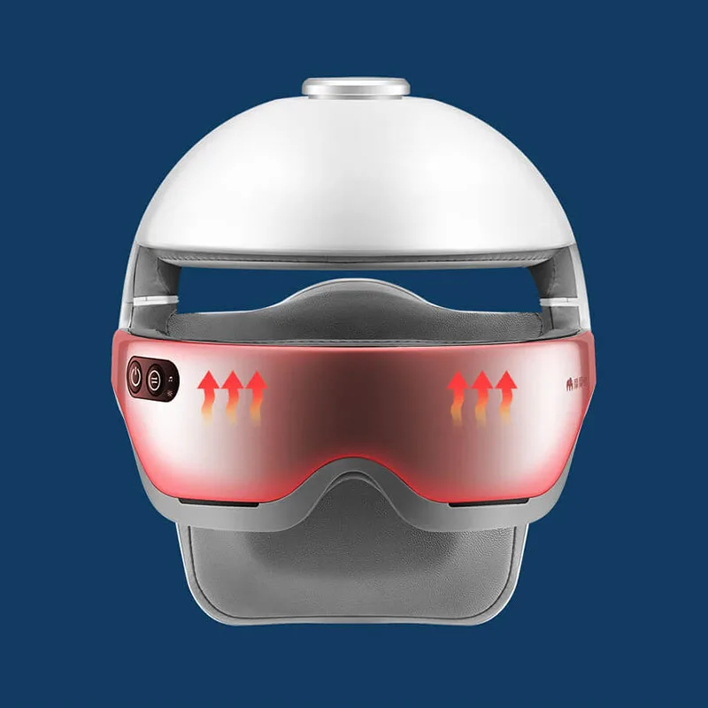 Youpin Momoda Smart Head Masér 3 v 1 Hlavy, Očí, Krku Masér Horúce Komprimovať Vibračná Masáž Bluetooth Očný Masážny Prístroj