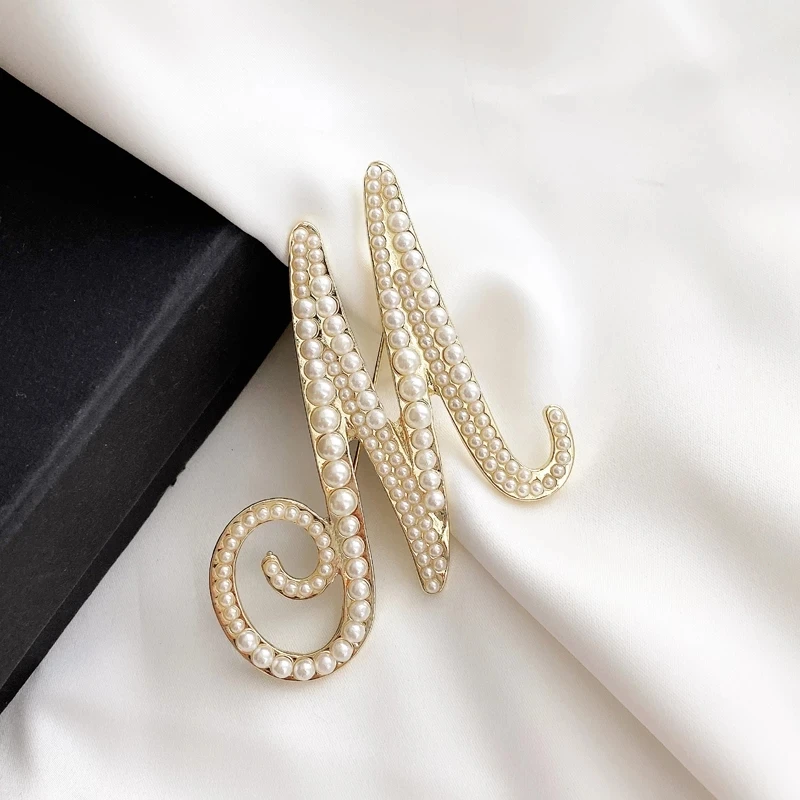 YPAY 2021 Kórea Módne Vintage Pearl List Brošne Kolíky Kovu Zlatej Farby Žien Sveter Vyhovovali Brošňa Strany Príslušenstvo Šperky