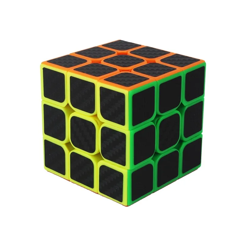 YUXIN Professtional karbónová Nálepka 3x3x3 Magic Cube Rýchlosť Puzzle Kocky 3x3 Vzdelávacie Magico Cubo Hračky, Darčeky 55mm