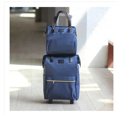 Značka 20-Palcový Ženy odkladacia taška nastaviť Vozíka Vak Cestovné duffle kolesá Kufor Cestovný Koľajových Taška Batožiny taška Cestovná taška na kolieskach