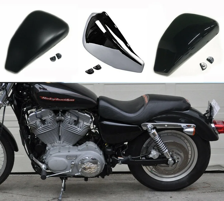 Ľavý Bočný Kryt Batérie Pre Harley Davidson Sportster XL Iron 883 1200 48 Štyridsať Osem 72 Sedemdesiatich Dvoch Roadster 2004-2013 14-20