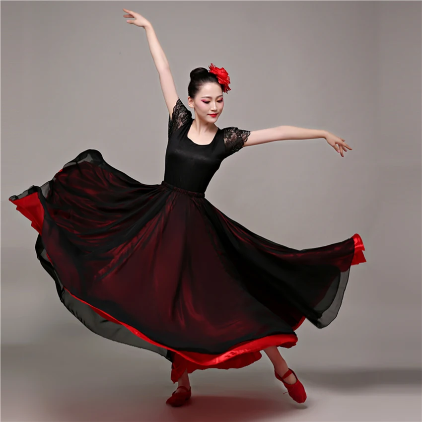 Španielsky Kostýmy Brušného Tanca Flamenco Sukne pre Tanec Bullfight Festival Sála Cigánskej Šaty pre Ženy Swing Vestidos
