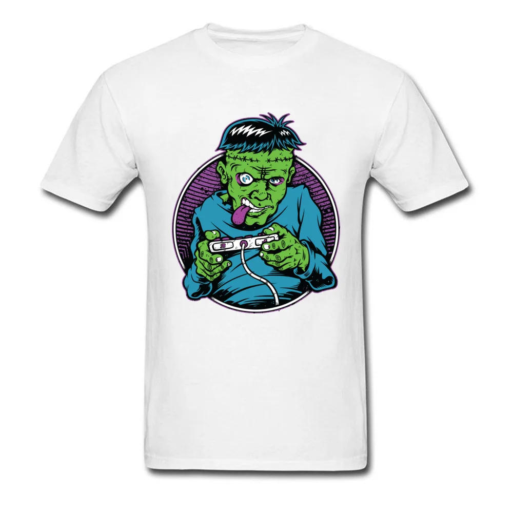 Študent T-Shirt Franken Zombie Hráč Pohodlné Topy Tričko pánske Pitbull Kolo Golier USA môcť Tee-Shirts Milovníkov Deň