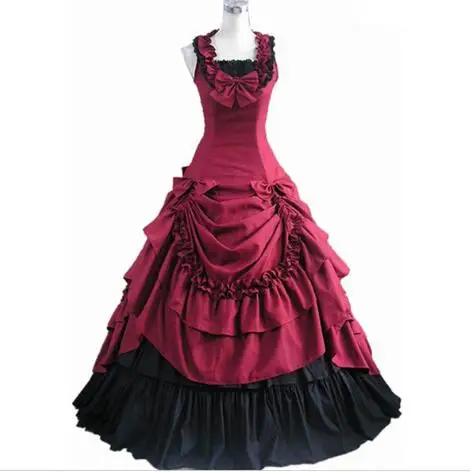 Ženy Dospelých Južnej Viktoriánskej Šaty Plesové Šaty Gothic Lolita Šaty Plus Veľkosti Na Mieru