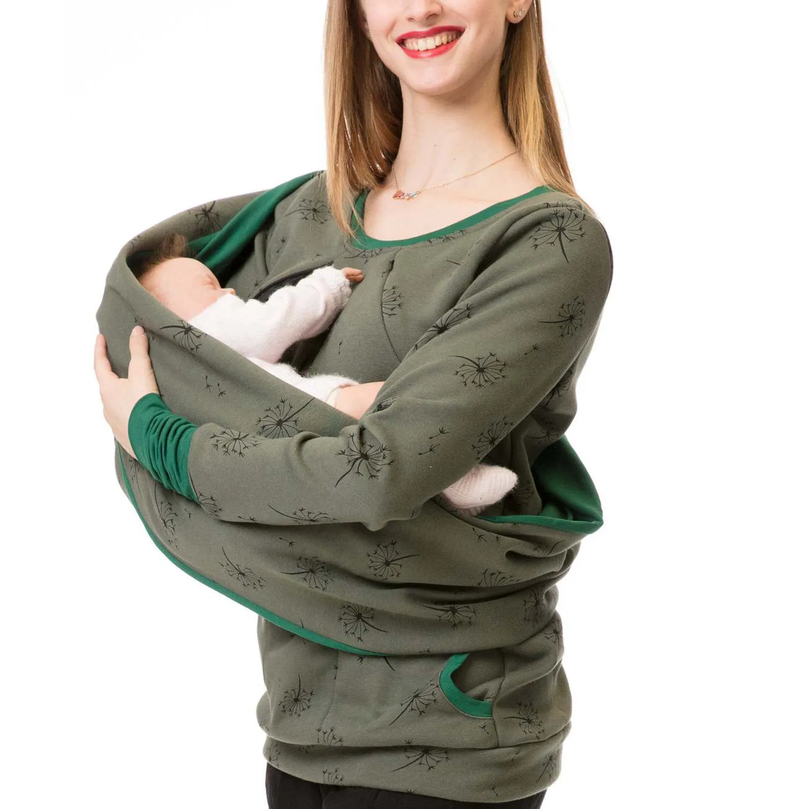 Ženy Tehotné, Blúzky, Mikina S Kapucňou Sweatershirt Materskej Dojčenie Ošetrovateľskej Jumper Top Shirt Mama Bežné Zimné, Blúzky, Košele