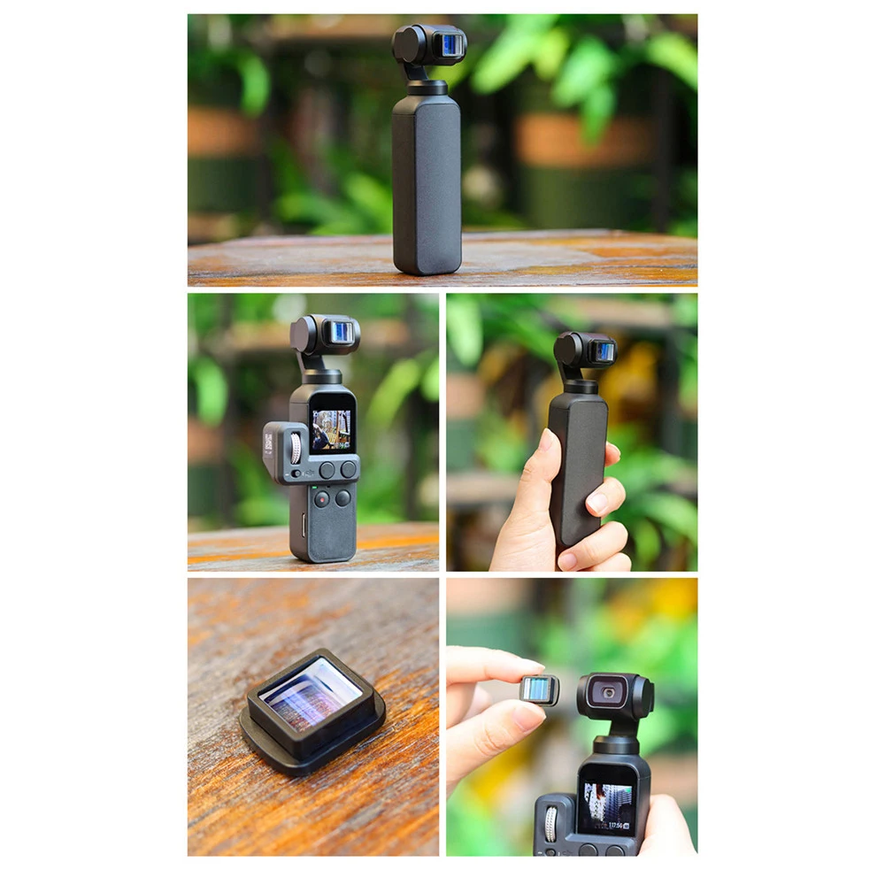 1.15 X Anamorphic Objektív pre DJI Osmo Vrecku Gimbal Fotoaparát Magnetické Širokouhlý Film Streľba filmového umenia Objektív