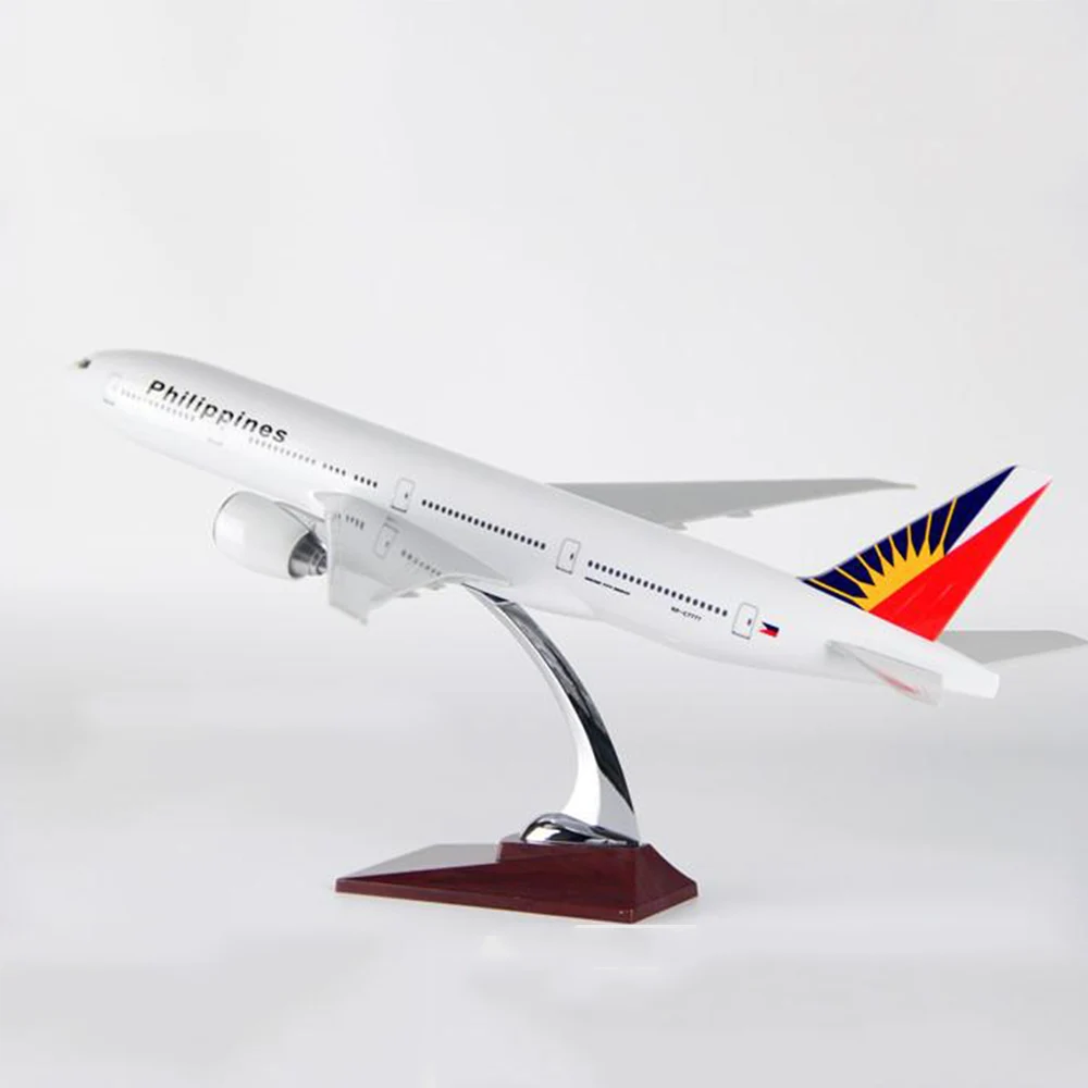 1/150 Boeing 777 Filipínske Airlines modelu lietadla BOYING 777 Filipíny živice model aircra
