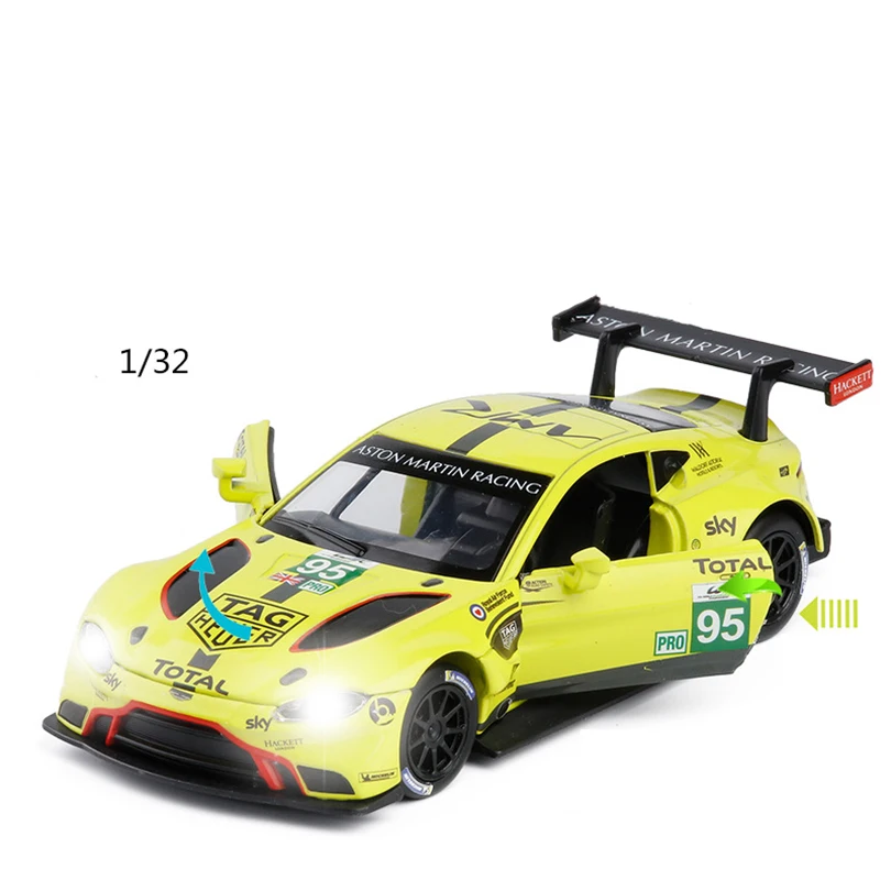 1/32 GTE Le Mans Športové Auto Simulácia autíčka Model Zliatiny Vytiahnuť Späť Deti Hračky Originálne Licencie Kolekcie Darček Cestných Vozidiel