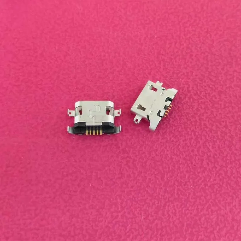 100ks Micro USB 5pin Nabíjačku Nabíjací port Konektor Pre Motorola Moto E3 G5 XT1672 XT1676 G4 Hrať XT1600 XT1601