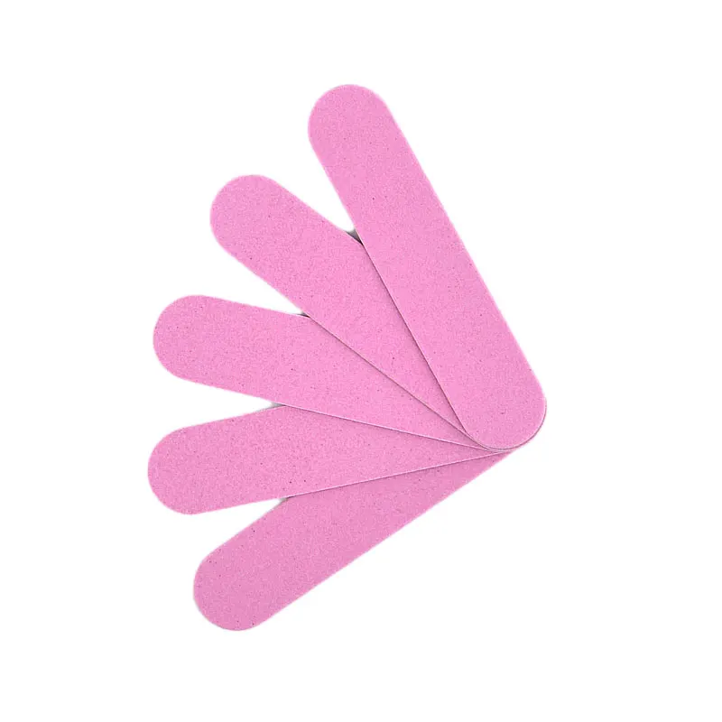 100ks /vrecko 9x2cm Pink Mini Nechty Súbor Buffer Umenie nastaviť Jednorazových Drevených Naill Súbor brúsny papier Manikúra Nástroj Náhodné hrubých nečistôt