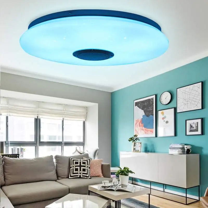 100W Wifi Moderné RGB LED Stropné Svietidlá Domov Osvetlenie APLIKÁCIU bluetooth Hudby Svetlo Diaľkové Ovládanie Spálňa Lampy Smart Stropné Lampy
