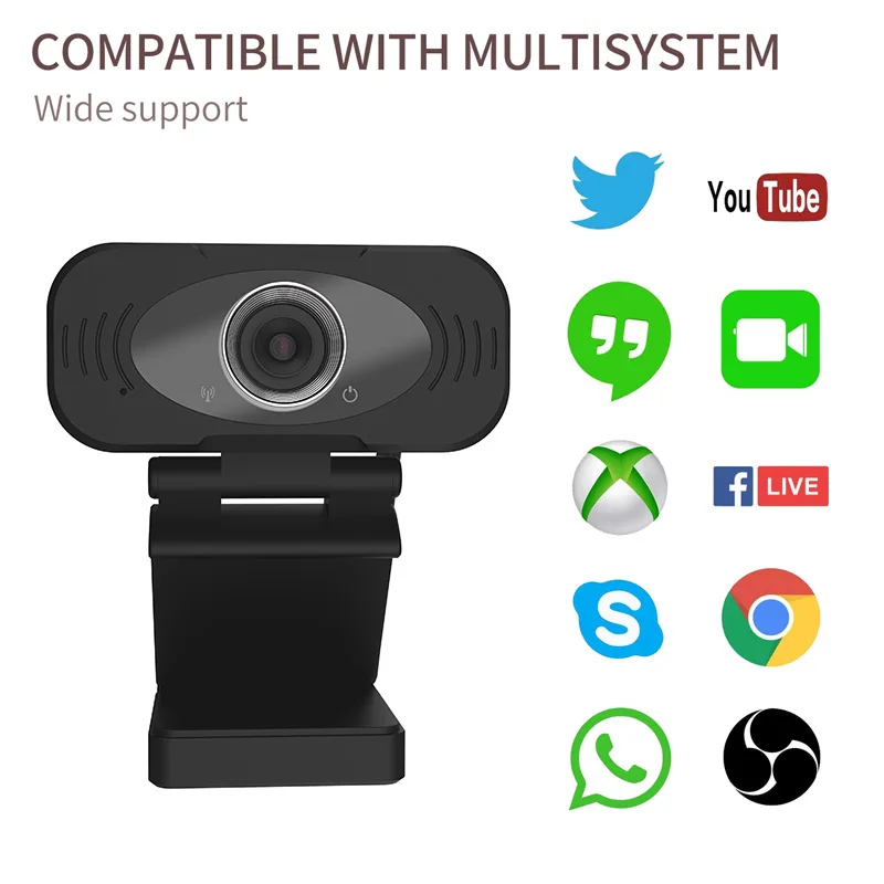 1080P Webkamera S Mikrofónom, IMILAB 2MP HD USB Webkamery Hrať A Zapojte pracovnej Plochy Notebooku, Smart Tv Pre Streaming Videa Volanie Confere