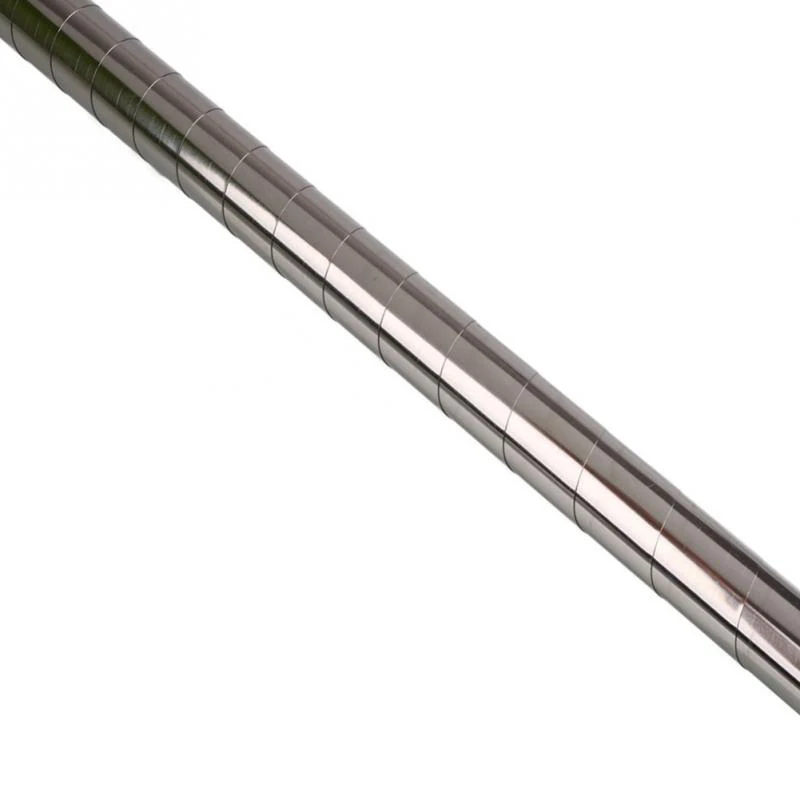 110 cm, Nachádzajúce Trstiny Striebornej Nerezovej Ocele Bojových Umení Vrecku Zamestnancov Magic Stick Prop Rozšíriť