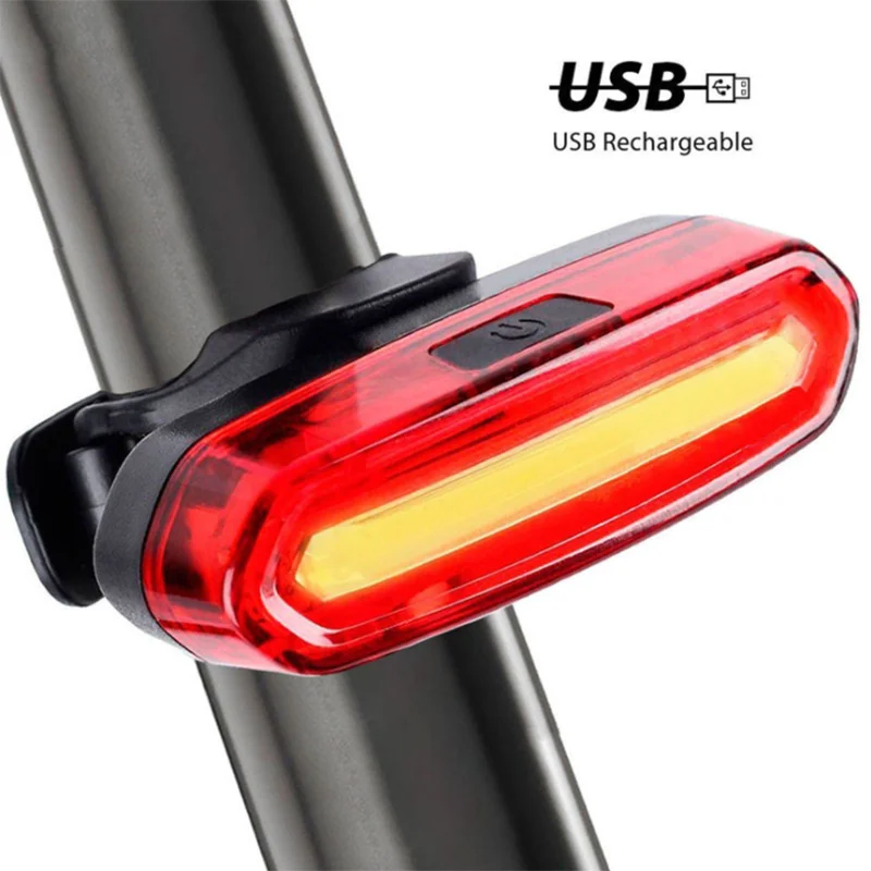120 Lúmenov USB Nabíjateľné Požičovňa Cyklistické Svetlo Zadné Svetlo LED zadné svetlo Nepremokavé MTB, Road Svetlo na Bicykel Zadné Svietidlo na Bicykel