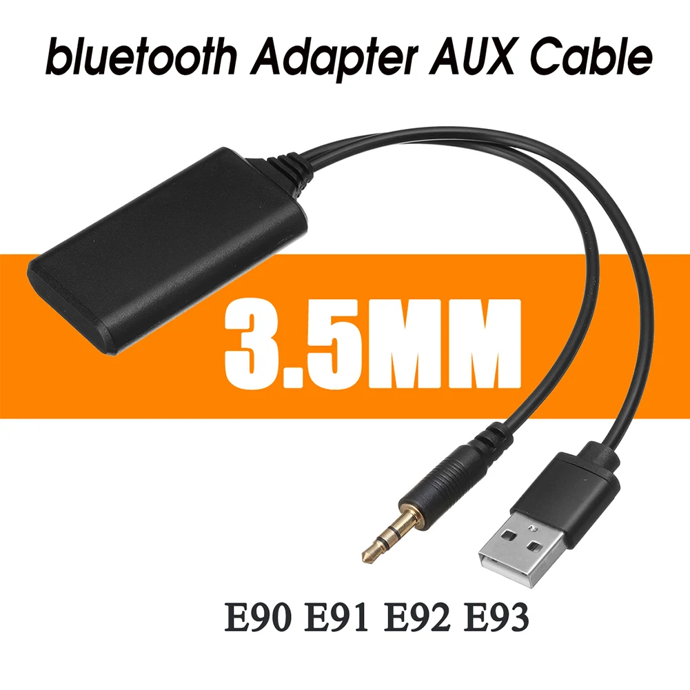 12V Multifunkčné Bluetooth Audio Adaptér Aux Kábel Rádio Auto Prenosné Prevod Plug And Play Pre E90 E91 E92 E93
