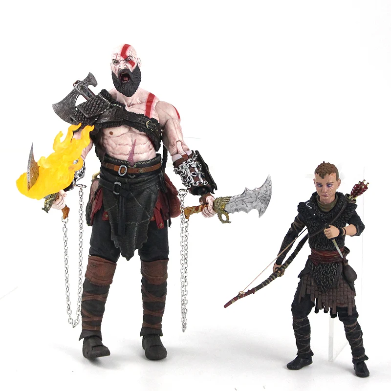 14-20 cm NECA Boh Vojny Kratos & Atreus Ultimate Nastaviť Akciu Obrázok PVC Zberateľskú Model Hračka dary
