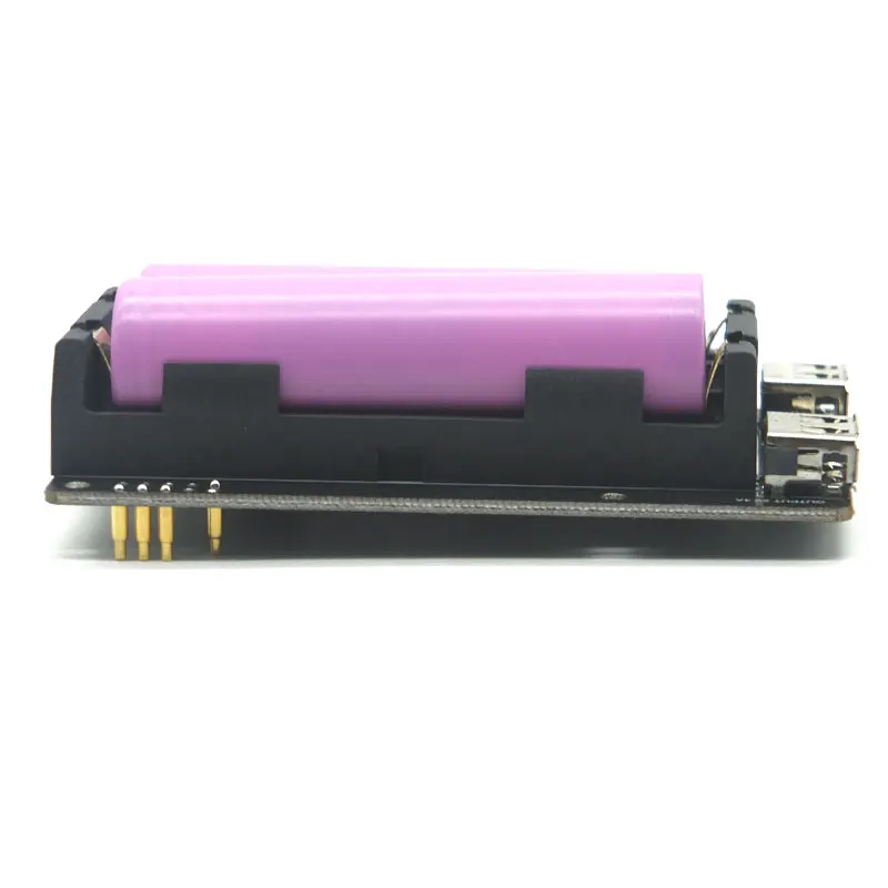 18650 UPS Pro Extended Dve USBA Port Napájanie Zariadenia pre Raspberry Pi 4 B / 3B+ / 3B nemusia Zahŕňať 18650 Batérie