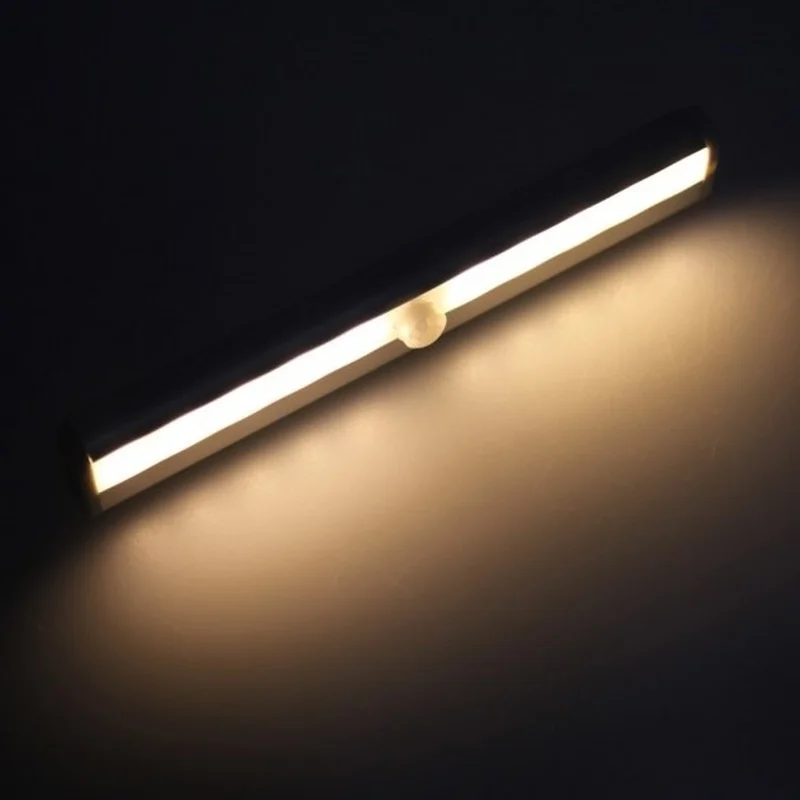 1Pcs LED Snímača Pohybu Pod Skrinku Skriňa Svetlo USB Prenosné Dobíjacie Automatické Citlivé Steny Noc, Spálne, Kuchyne Lampa