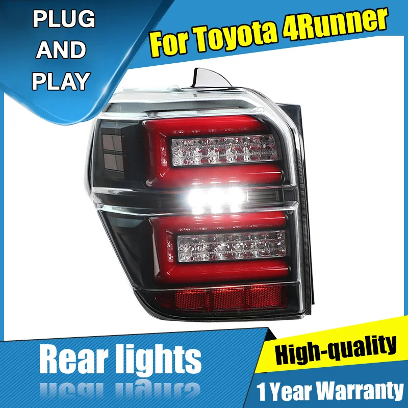 2 KS Auto Styling pre Toyota 4Runner zadné svetlá 2016-2021 pre 4Runner LED koncových svetiel+Zase Signál+Brzdové+Zadnej LED svetlo