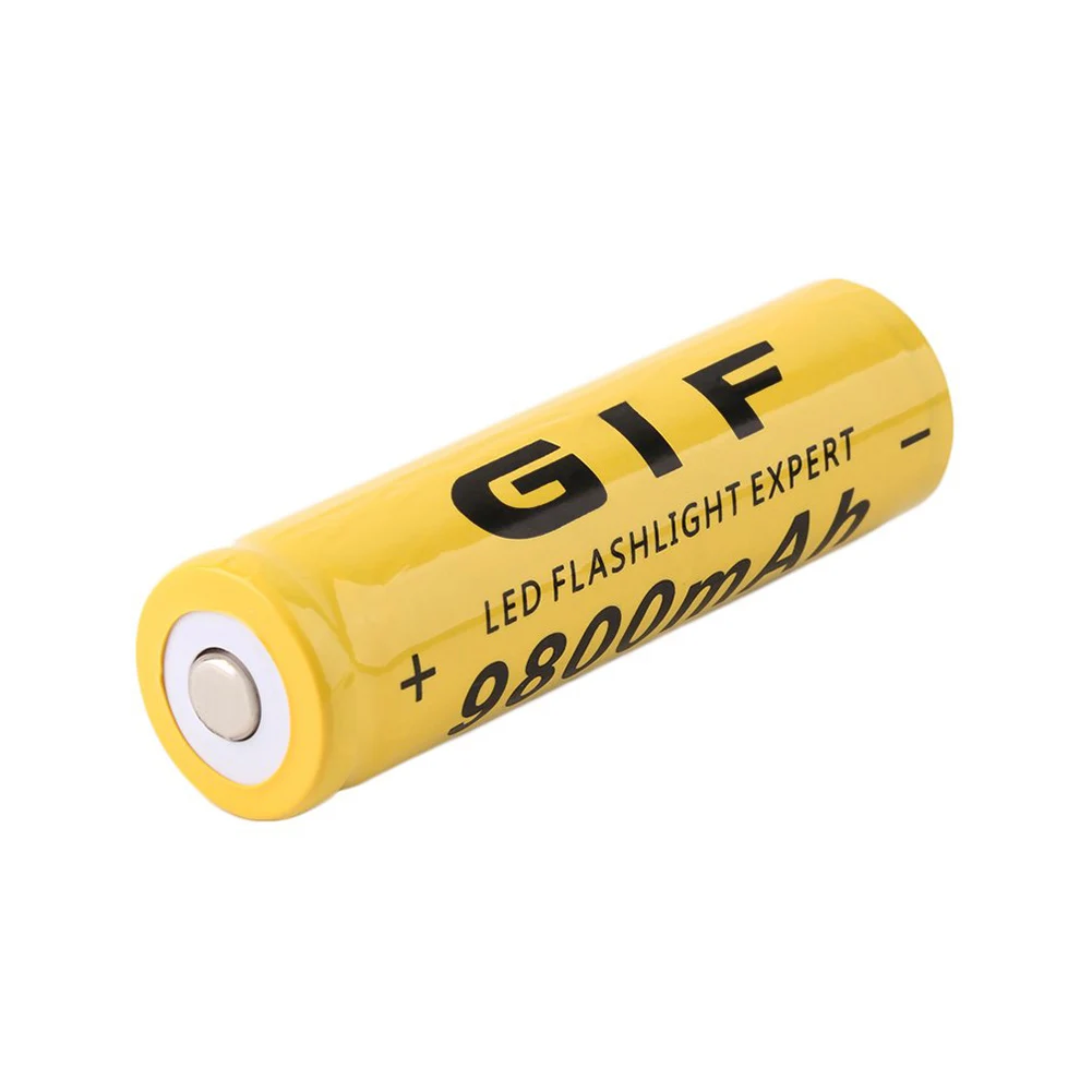 2 KS YCDCGIF 18650 Batéria 3,7 V 9800mAh Lítium-Nabíjanie Nabíjateľných Batérií Li-ion Bunky Pre Diaľkové Ovládanie Baterka Hračka