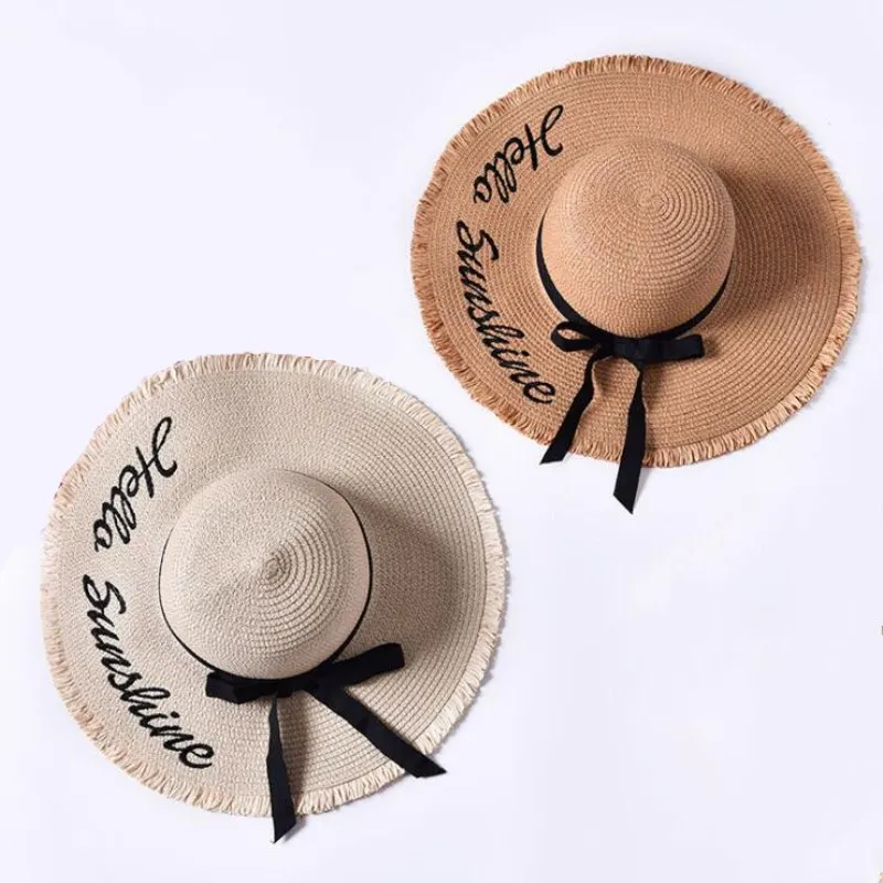 2018 hot veľká okraj slnko klobúk pre ženy list, skladacie farebné ručne vyrobené slamený klobúk žena bežné tieni klobúk letný klobúk pláž cap