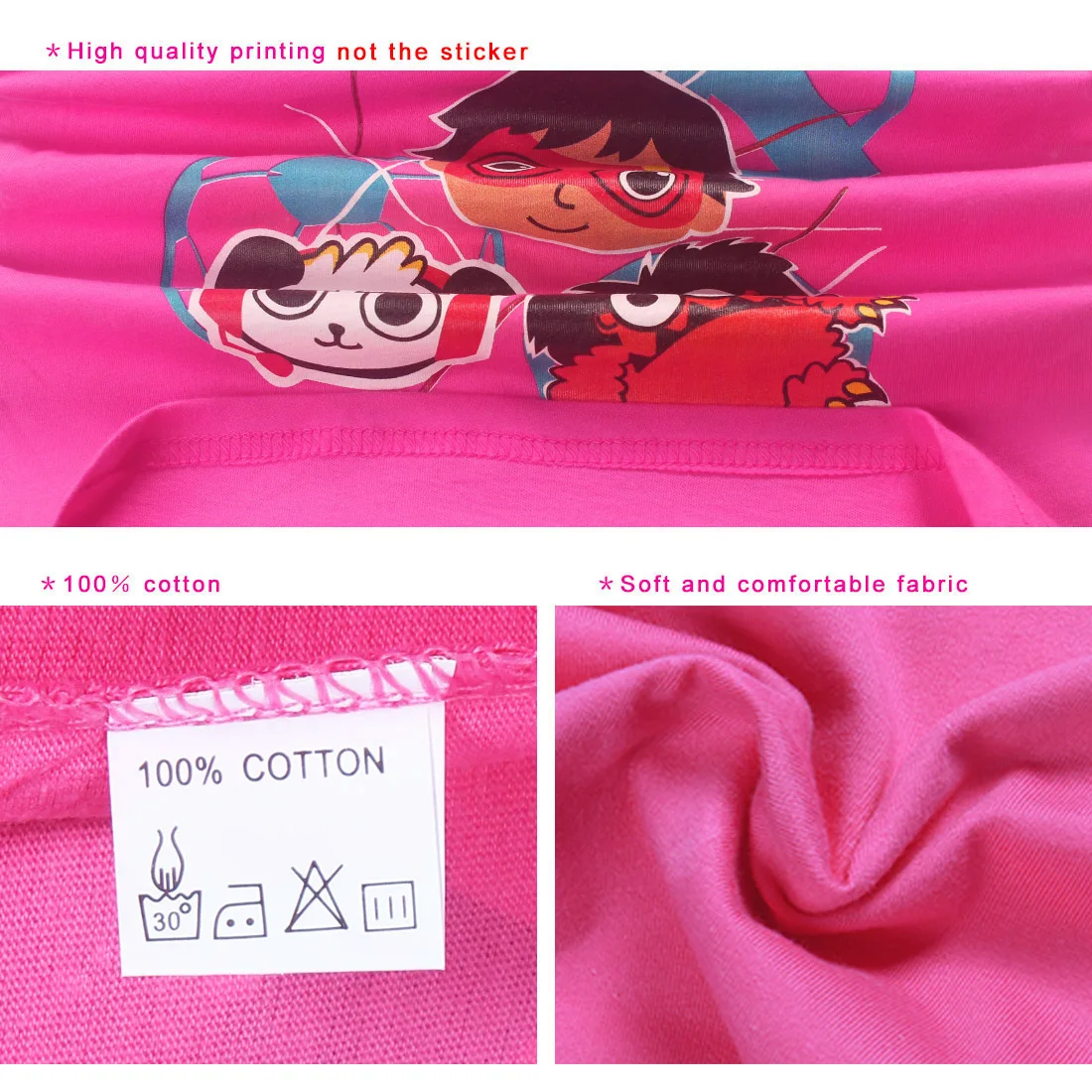 2019 Nové Ryan Hračky Recenziu T Shirt Dieťa Boys Cartoon Pruhované Tlač Tee Tričko Bavlna Pre Deti Oblečenie Dievčatá Topy Maska Oblečenie