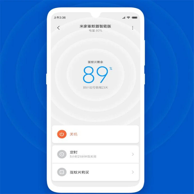 2019 Nové Xiao Mijia Smart Verzia Repelent proti komárom Vrah Telefón časovač prepínač s LED svetlo používať 90 dní Práce v mihome APP