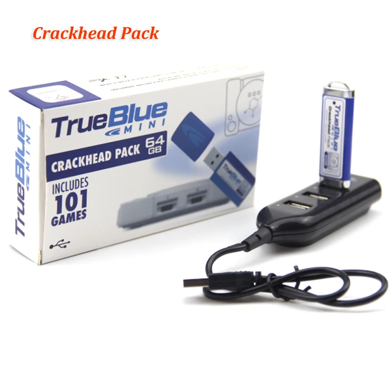 2019 True blue mini Boj Pack 32GB s 58 games/METH PACK, 64 gb s 101 hry/CRACKHEAD PACK, 64 GB s 101game pre ps1 konzoly